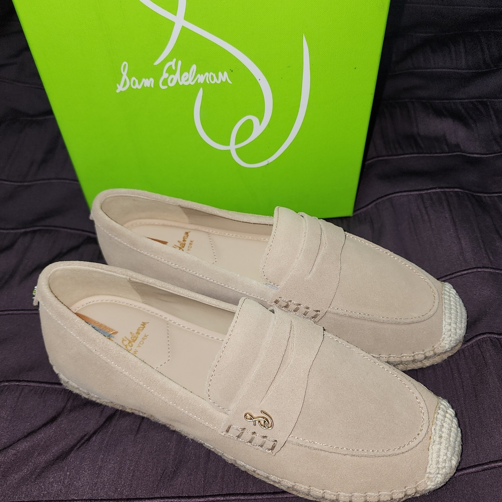 NIB $64 Sam Edelman Kai Espadrille Loafers Women's Size 6.5
